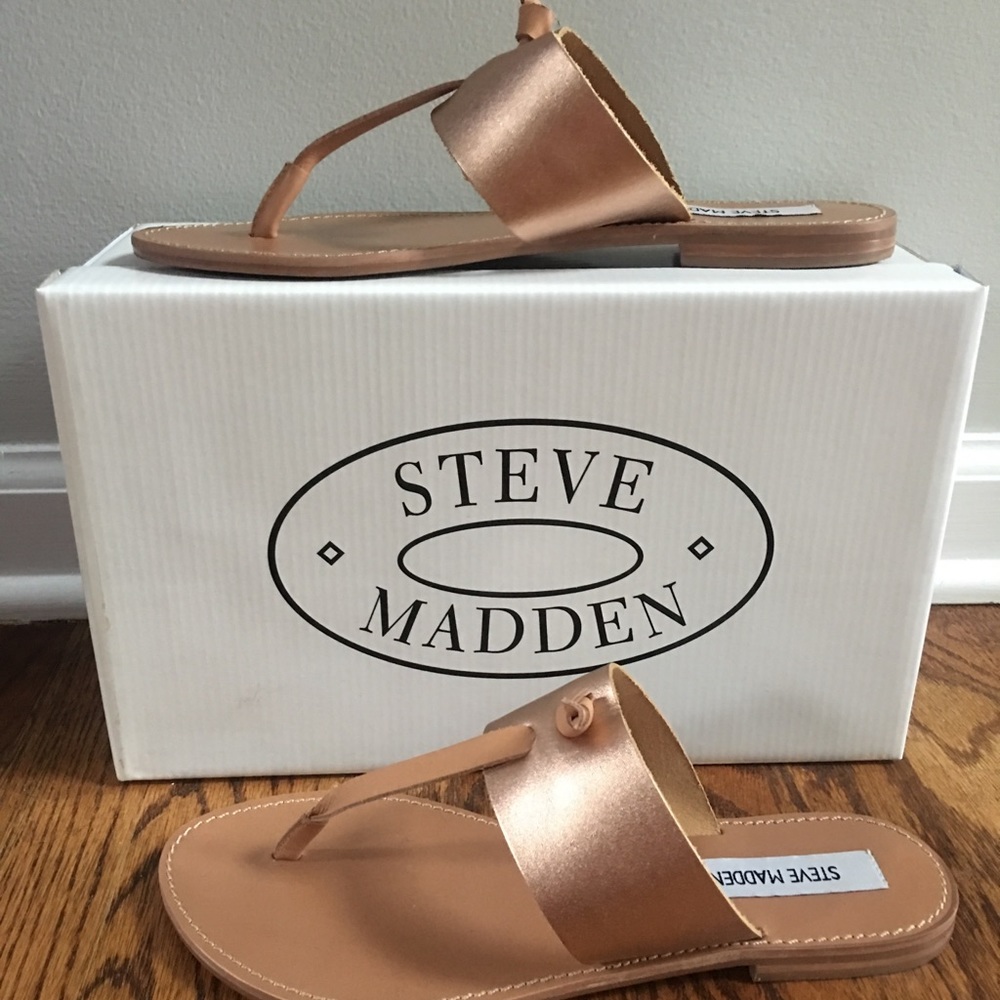 Steve Madden Olivia Sandals Rose Gold